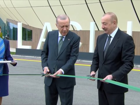 Laçın Beynəlxalq Hava Limanının açılışı oldu - YENİLƏNİB