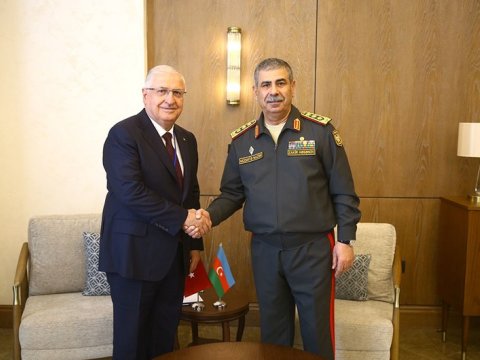 Zakir Həsənov Yaşar Gülərlə Laçında görüşdü