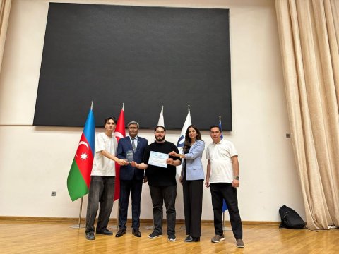 BMU tələbələrinin layihəsi beynəlxalq müsabiqənin finalında - FOTO