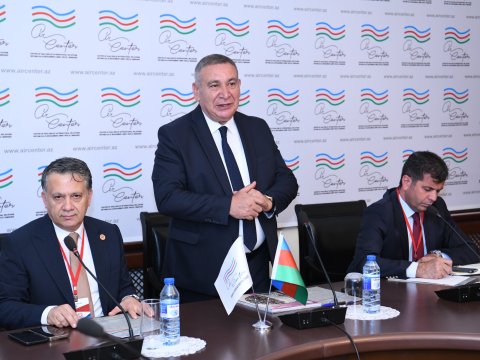 Bakıda Türkiyə və digər ölkələrdən gələn jurnalistlərlə görüş keçirildi - FOTOLAR