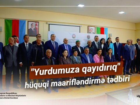 Vəkillər keçmiş məcburi köçkünlərə pulsuz hüquqi yardım göstərib&nbsp;-&nbsp;VİDEO