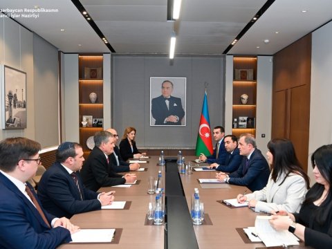 Ceyhun Bayramov Stiv Deyns ilə görüşdü&nbsp;