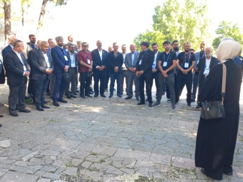 Türkiyə və Gürcüstandan olan din xadimləri Şuşada