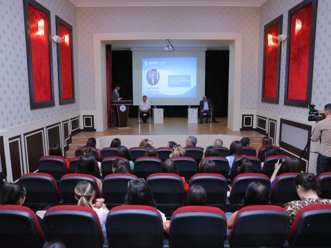 Naxçıvanda “MEDİAFEST-2025” çərçivəsində media tədqiqatçıları tələbələrlə görüşdü - FOTOLAR