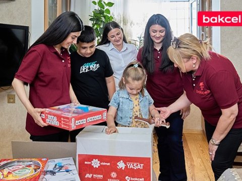 &ldquo;Bakcell&rdquo; &ldquo;YAŞAT&rdquo; Fondunun &ldquo;Hədiyyə Karvanı&rdquo; layihəsinə qoşuldu&nbsp;- FOTOLAR