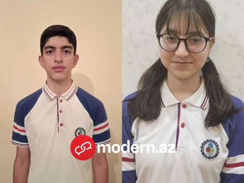 Bu məktəbin iki şagirdi maksimum bal topladı - FOTO