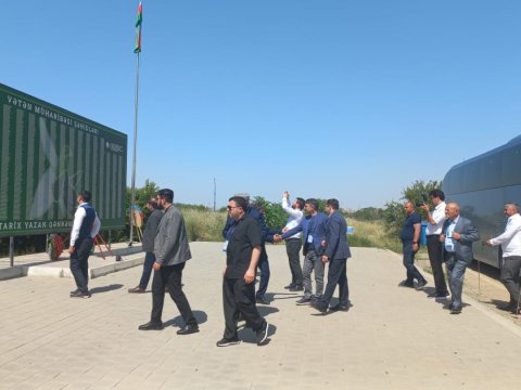 Türkiyə və Gürcüstandan olan din xadimləri Ağdamda