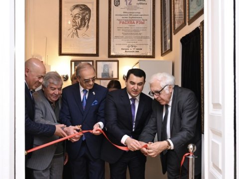 Rəsul Rzanın ev-muzeyi açıldı