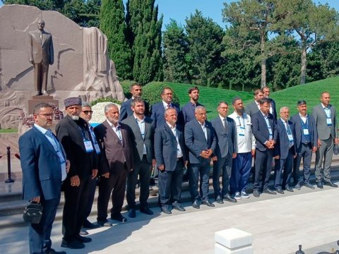 Türkiyə və Gürcüstanın din xadimləri&nbsp;Fəxri Xiyabanda