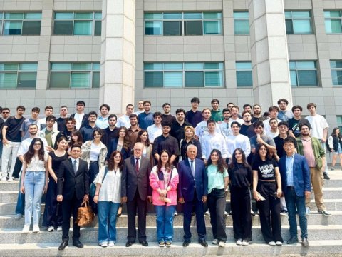 Yaqub Piriyev Koreyada təhsil alan tələbələrlə görüşdü -&nbsp;FOTOLAR