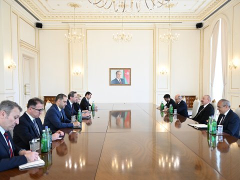 İlham Əliyev Alparslan Bayraktarı qəbul etdi - FOTOLAR