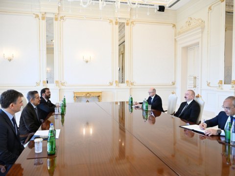 Əbunəyyan Prezidentin qəbulunda - FOTOLAR