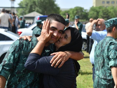 Gənc əsgərlər and içdilər - FOTO