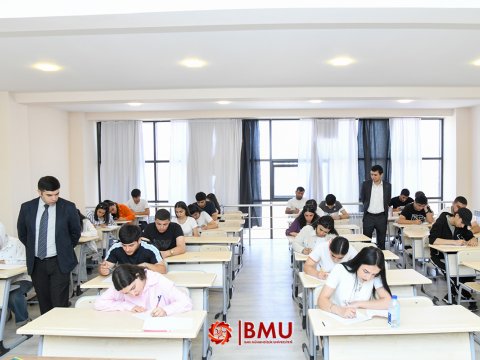 BMU-da imtahan sessiyası başladı - FOTOLAR