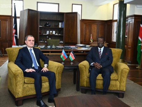 Ceyhun Bayramov Keniyanın Baş naziri ilə görüşdü