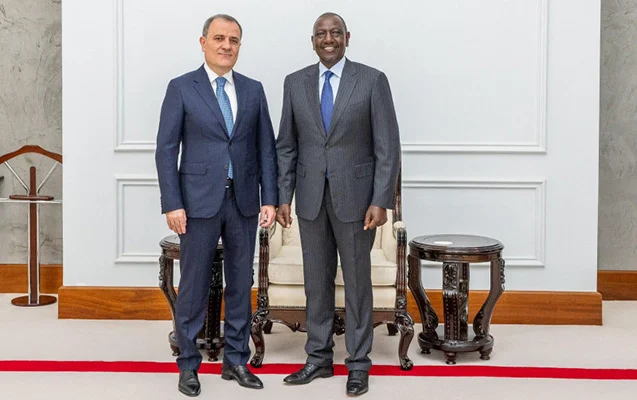 Ceyhun Bayramov Keniya Prezidenti ilə görüşdü