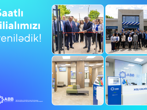 ABB-nin Saatlı filialı yenilənib