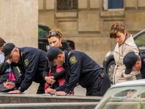 Bakıda 13 min 615 piyada CƏRİMƏLƏNİB