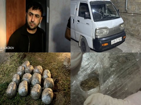Çörək maşını ilə narkotik paylayan şəxs tutuldu - VİDEO