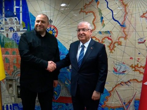 Yaşar Gülər ukraynalı həmkarı ilə görüşdü