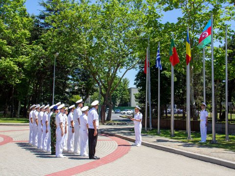 NATO Mərkəzində bayrağımız qaldırıldı - FOTO