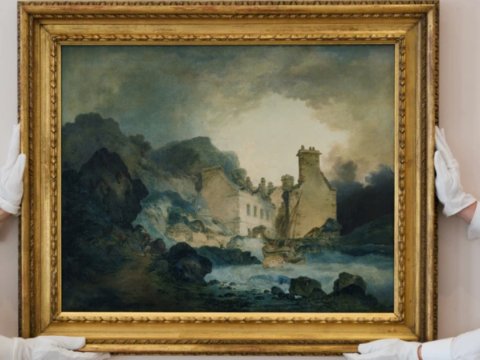 150 il əvvəl itən tablo tapıldı