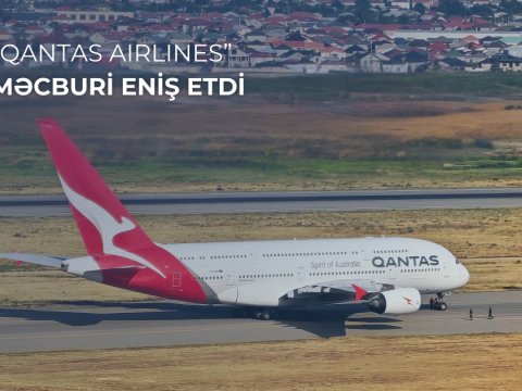 Londondan Sinqapura uçan təyyarə Bakıya məcburi eniş etdi