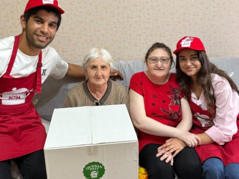 Leyla Əliyevanın təşəbbüsü ilə aztəminatlı ailələrə qurban&nbsp;PAYLANDI