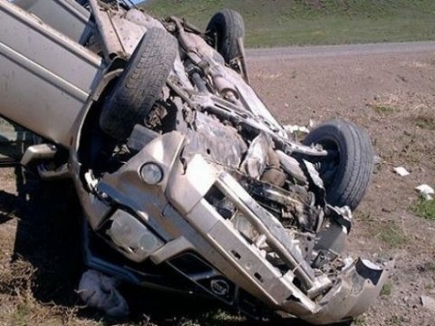 Goranboyda "Hyundai" aşdı - Xəsarət alanlar var