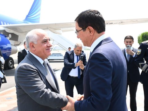 Əli Əsədov Özbəkistanda - FOTO