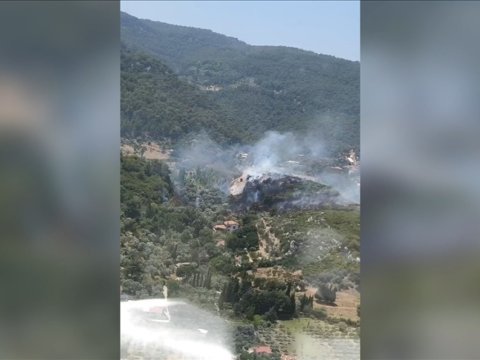 Türkiyədə güclü meşə yanğını -&nbsp;1 təyyarə, 4 helikopter cəlb olundu