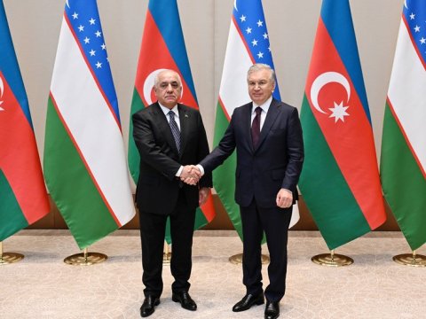 Əli Əsədov Mirziyoyevlə&nbsp;görüşdü