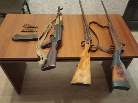 Sumqayıtda silah-sursat aşkarlandı