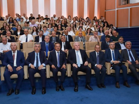 Şəkidə Vaqif Aslanın yubileyi qeyd edilib - FOTO