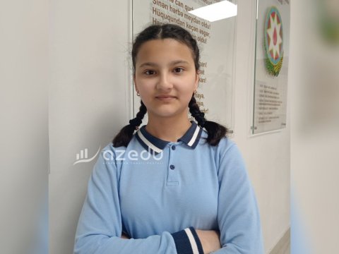 Yüksək bal toplayan Çiçək hüquqşünas olmaq istəyir