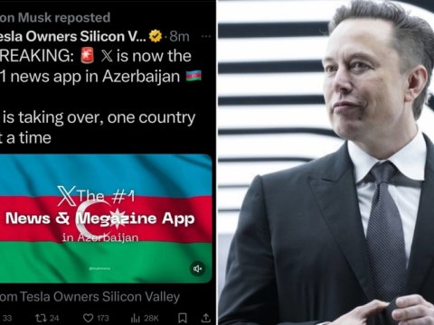 İlon Maskdan Azərbaycan PAYLAŞIMI