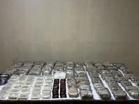 İrandan Azərbaycana 75 kq narkotik keçirilməsinin qarşısı alındı
