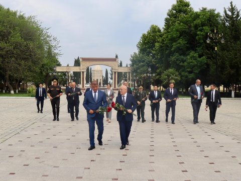 Samuxda Milli Qurtuluş Günü qeyd olundu - FOTO