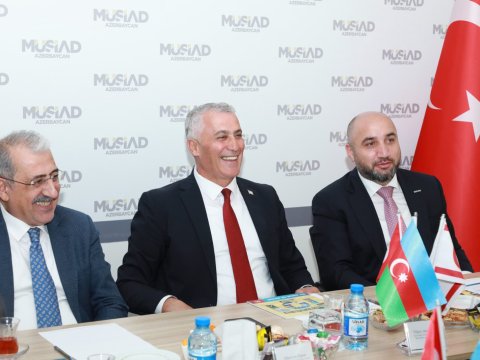 ŞKTR-in iqtisadiyyat və enerji naziri MÜSİAD Azərbaycanı ziyarət edib