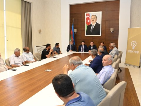 &ldquo;Azərişıq&rdquo; ASC-nin nümayəndələri Xızıda görüş keçiriblər -&nbsp;FOTOLAR