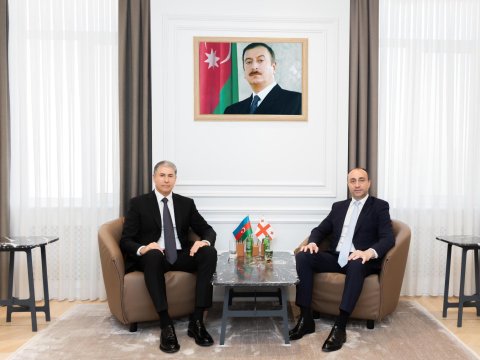 Gürcüstanın daxili işlər naziri Bakıya gəldi - FOTO
