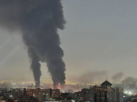 İsrail İranın hərbi hava bazalarını VURDU