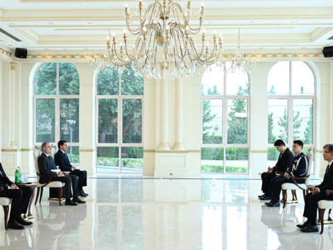 İlham Əliyev Koreyanın yeni səfirinin etimadnaməsini qəbul edib