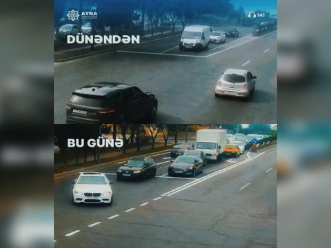 Bakıda yeni hərəkət zolağı yaradıldı