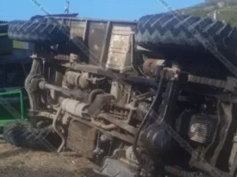 Ermənistanda hərbi maşın aşdı&nbsp;- Yaralanan var