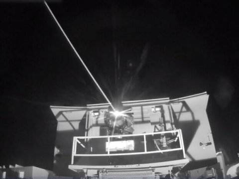 İsrail ilk dəfə &ldquo;Dəmir şüa&rdquo; lazer sistemindən istifadə etdi