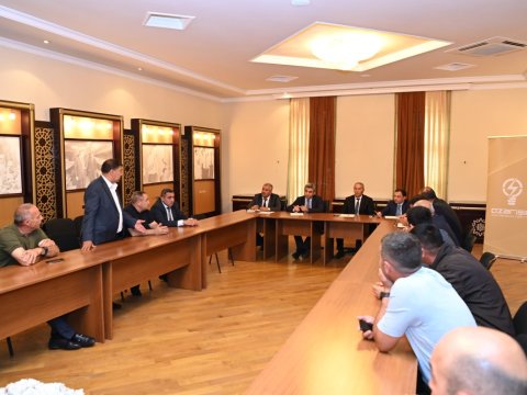 &ldquo;Azərişıq&rdquo; ASC-nin nümayəndələri İsmayıllıda görüş keçirdilər -&nbsp;FOTOLAR