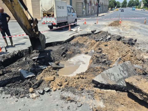 Naxçıvanda magistral su xəttində QƏZA