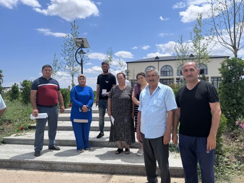 Kəngərliyə köçənlərə evlərin açarları təqdim olundu - FOTOLAR