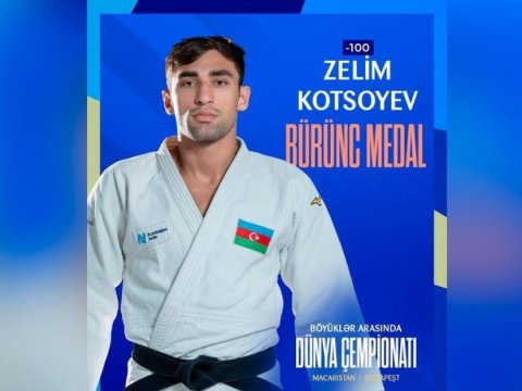 Cüdoçumuz gümüş medal qazandı